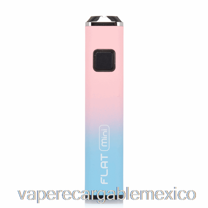 Vape Recargable Yocan Flat Mini 400mah Batería Azul Rosa